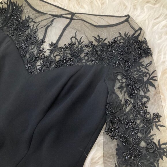 ML MONIQUE LHUILLIER Embroidered Mini Dress - Picture 8 of 9